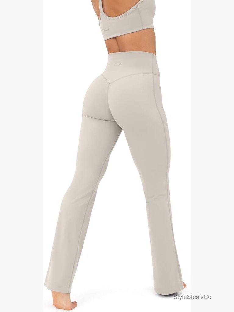 High Waisted Flare Leggings Buttery Soft Yoga Pants 32 Inseam